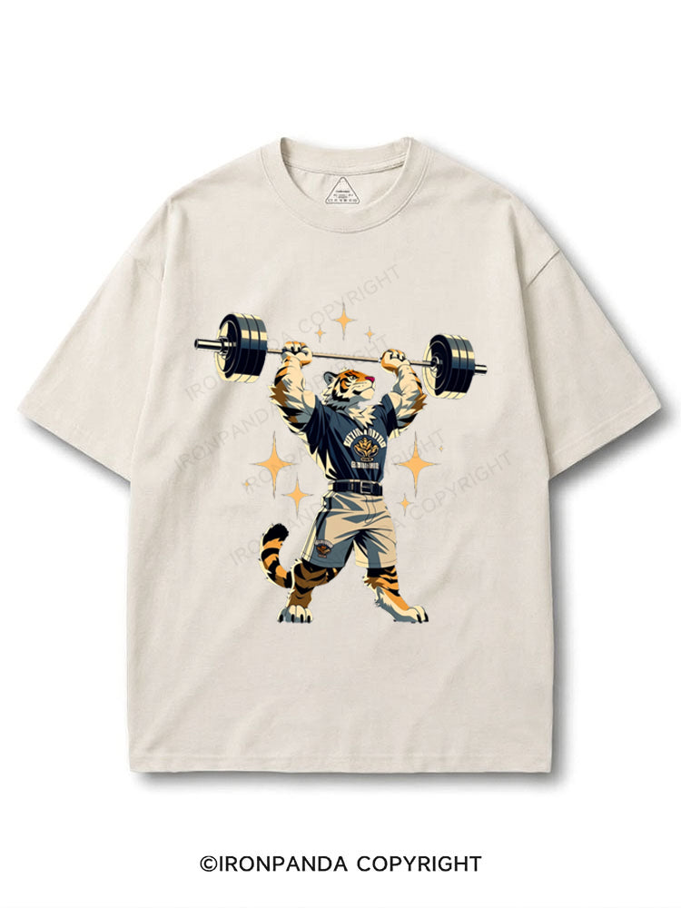 tiger at gym COTTON PUMP COVER