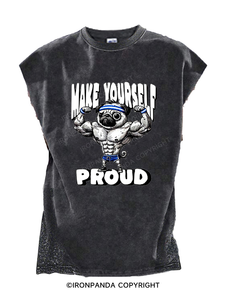 Make Yourself Proud Cut Off Tank