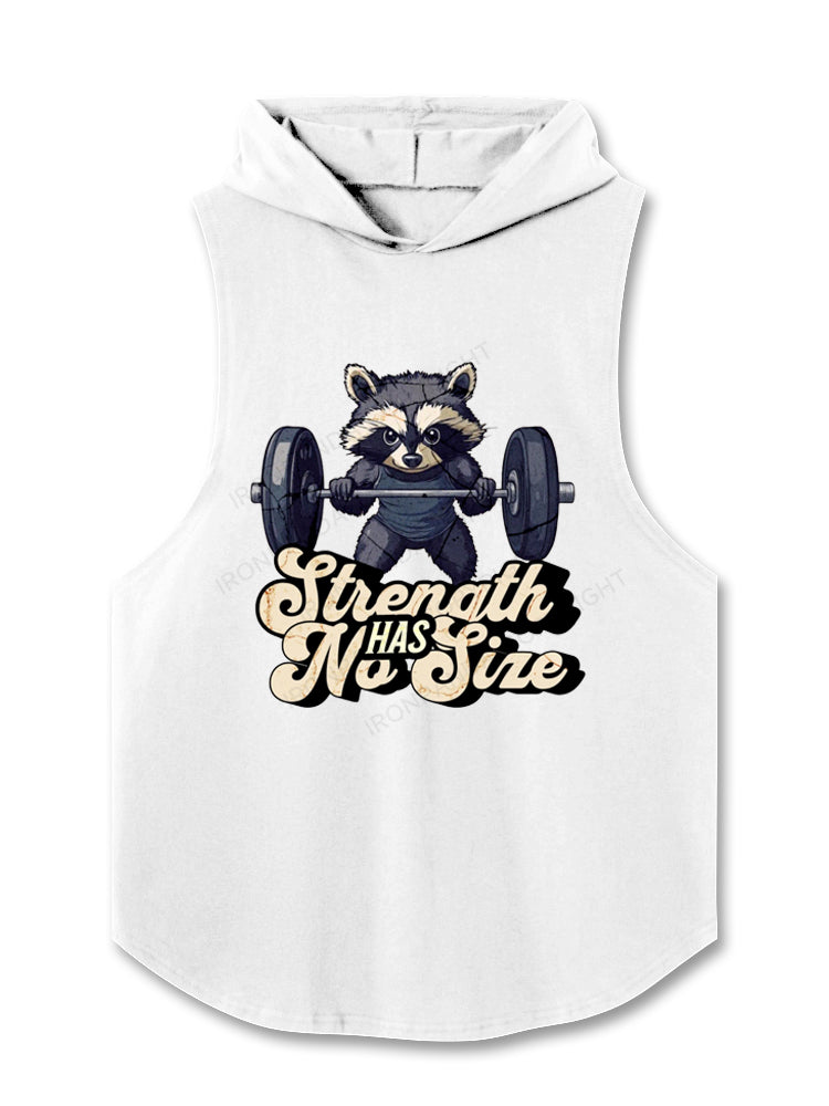 Strength Has No Size Hooded Tank