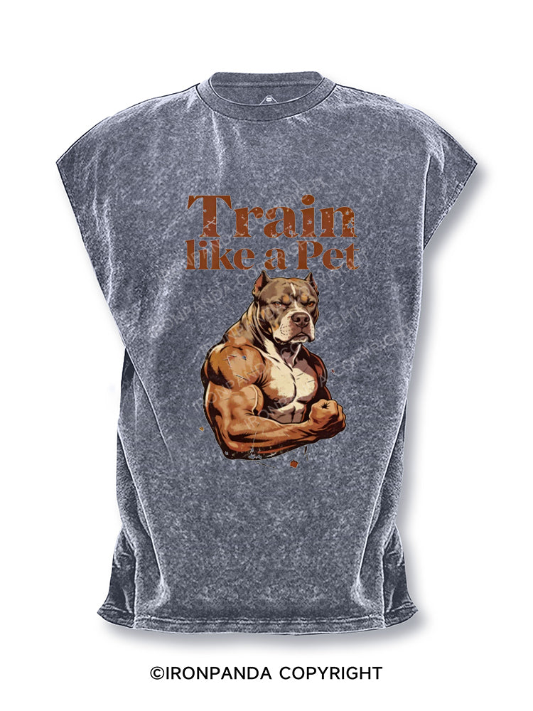 Train Like a Pet Pitbull Cut Off Tank