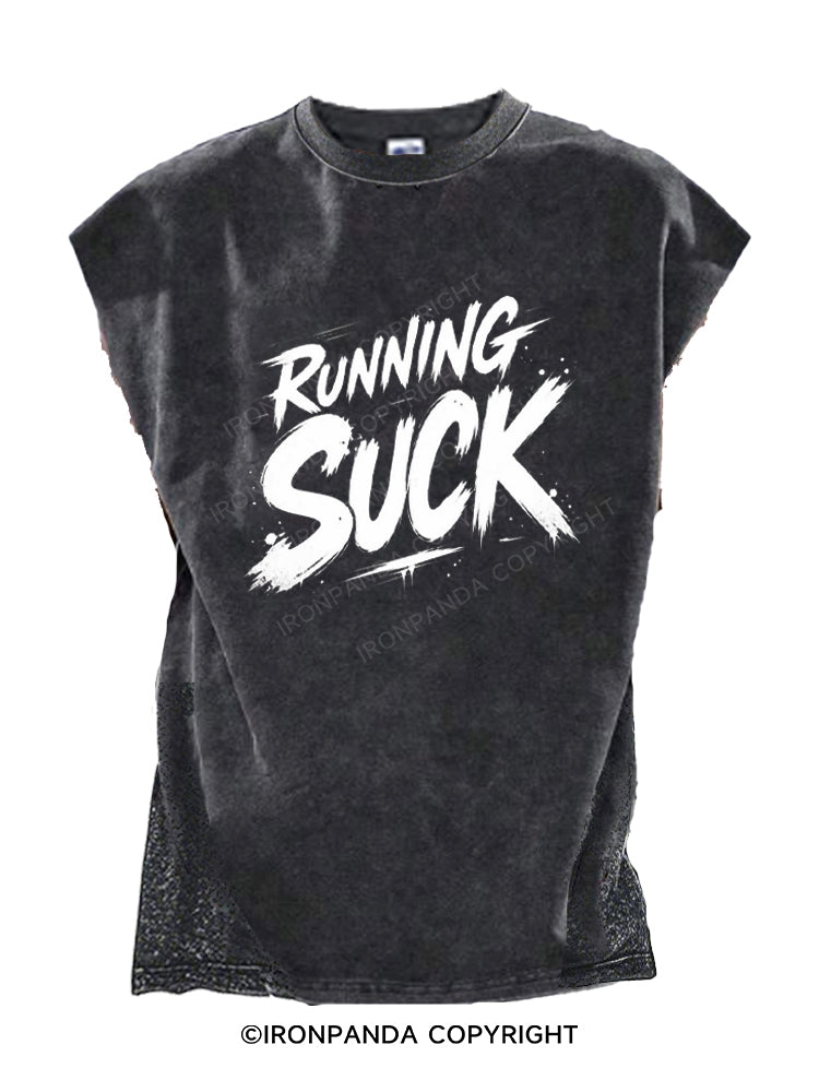 Running Sucks Cut Off Tank