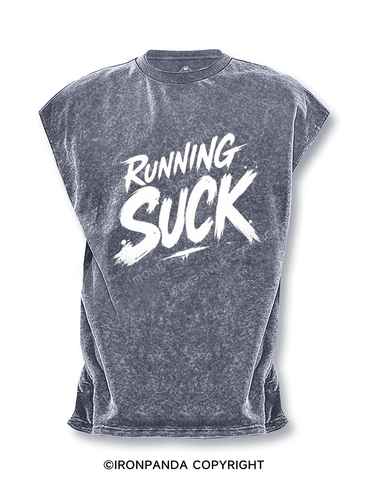 Running Sucks Cut Off Tank