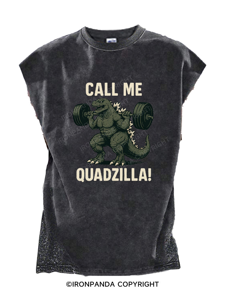Call Me Quadzilla Cut Off Tank