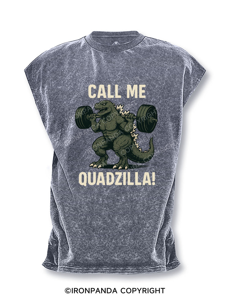 Call Me Quadzilla Cut Off Tank
