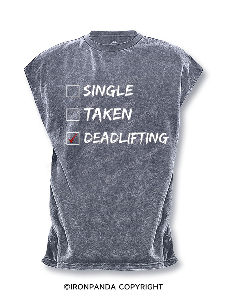 Deadlifting (Single or Taken) Cut Off Tank
