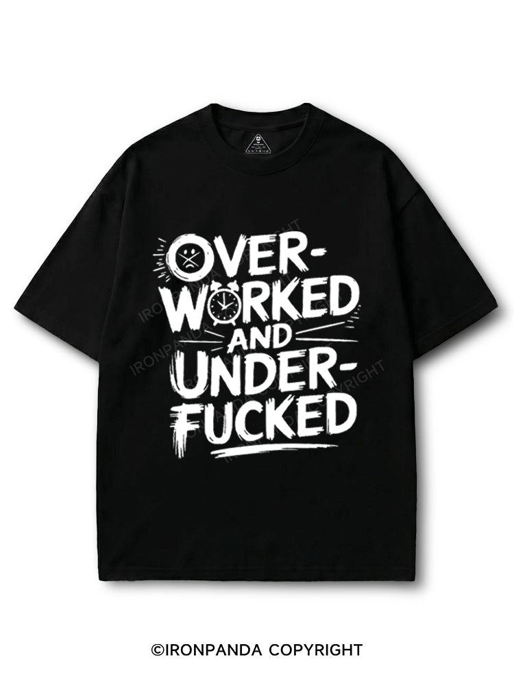 OVERWORKED AND UNDERFUCKED COTTON PUMP COVER