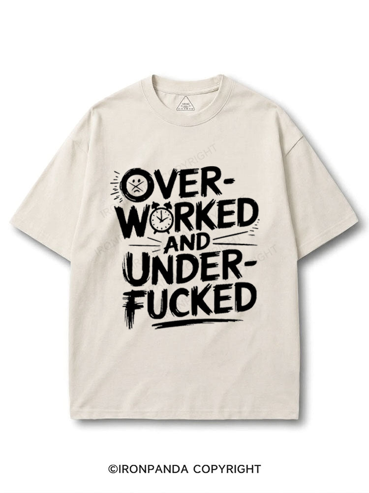 OVERWORKED AND UNDERFUCKED COTTON PUMP COVER