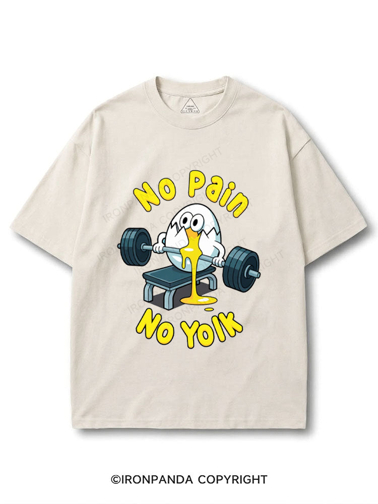 No Pain, No Yolk funny Egg COTTON PUMP COVER