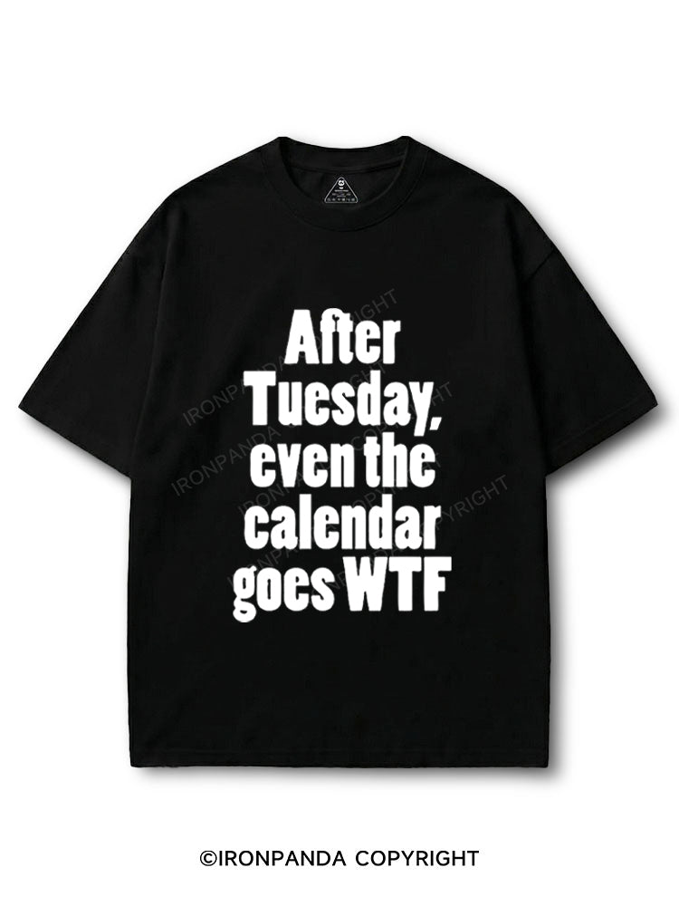 After Tuesday, even the calendar goes WTF COTTON PUMP COVER