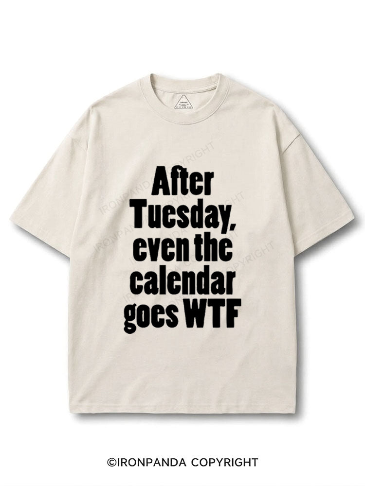 After Tuesday, even the calendar goes WTF COTTON PUMP COVER