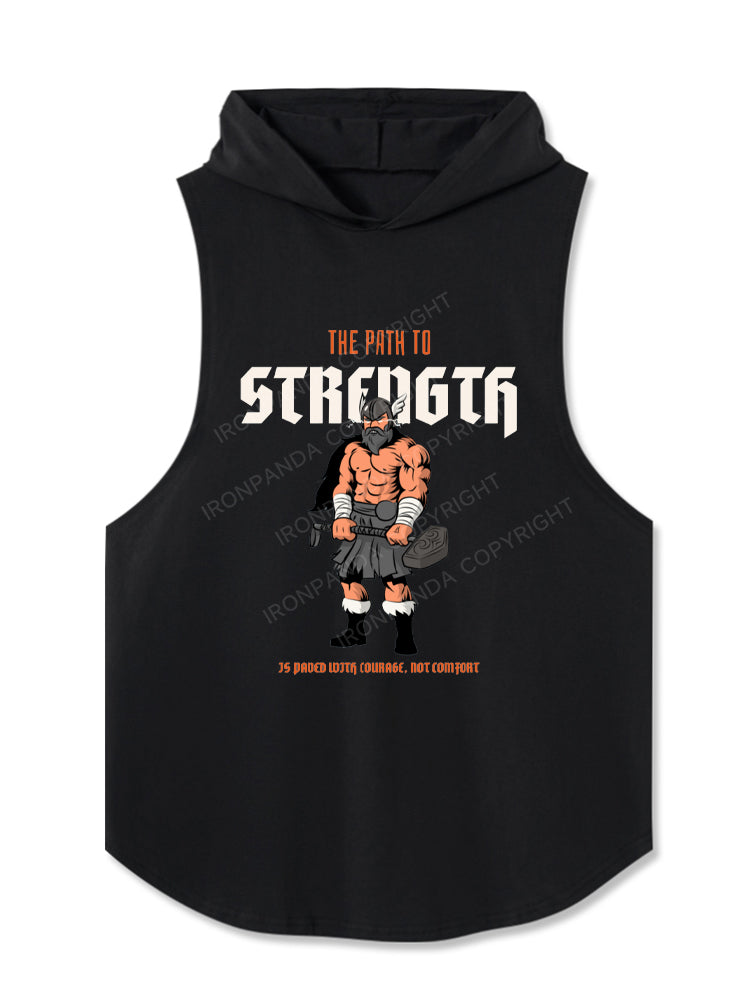 THE PATH TO STRENGTH Hooded Tank