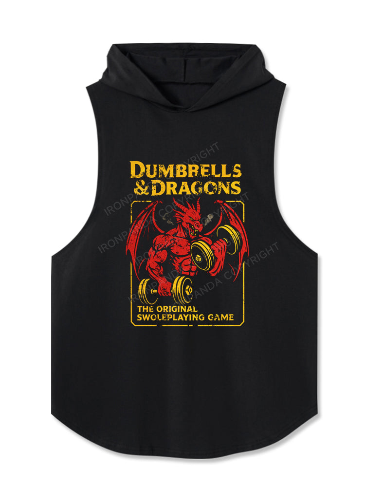 DUMBBELLS & DRAGONS Hooded Tank