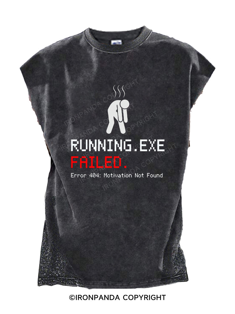 Running.exe Failed Cut Off Tank