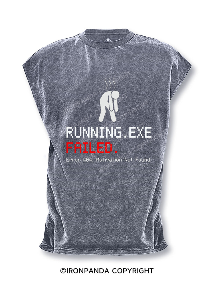 Running.exe Failed Cut Off Tank