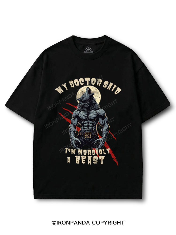 My Doctor Said I'm Morbidly A Beast Alpha Wolf COTTON PUMP COVER