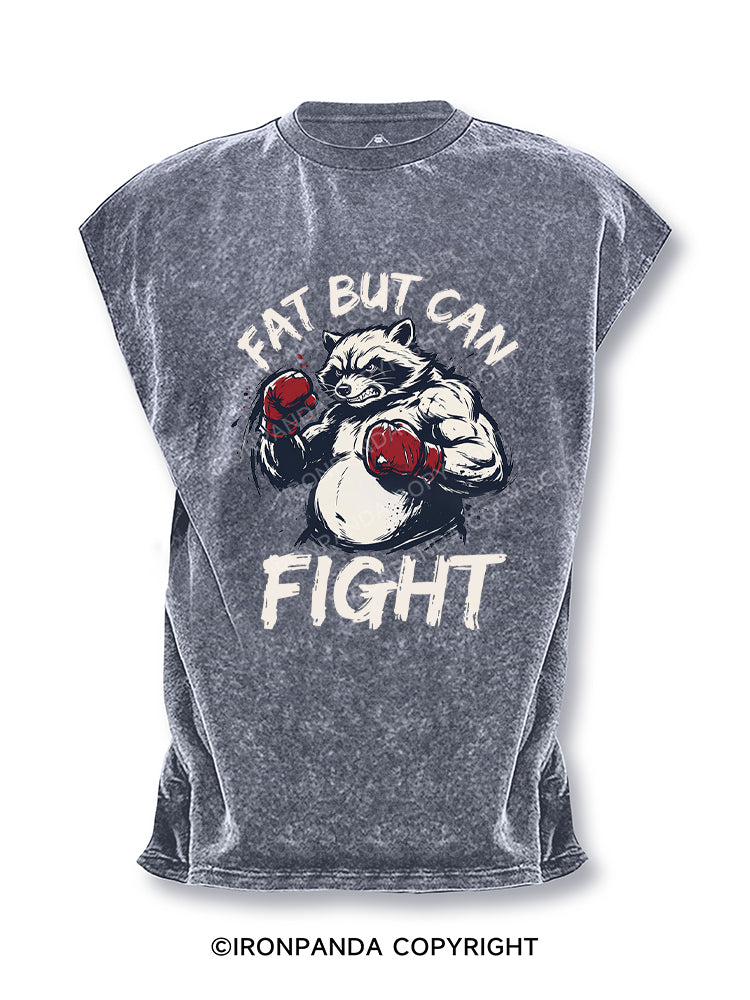 Fat But Can Fight Raccoon Cut Off Tank