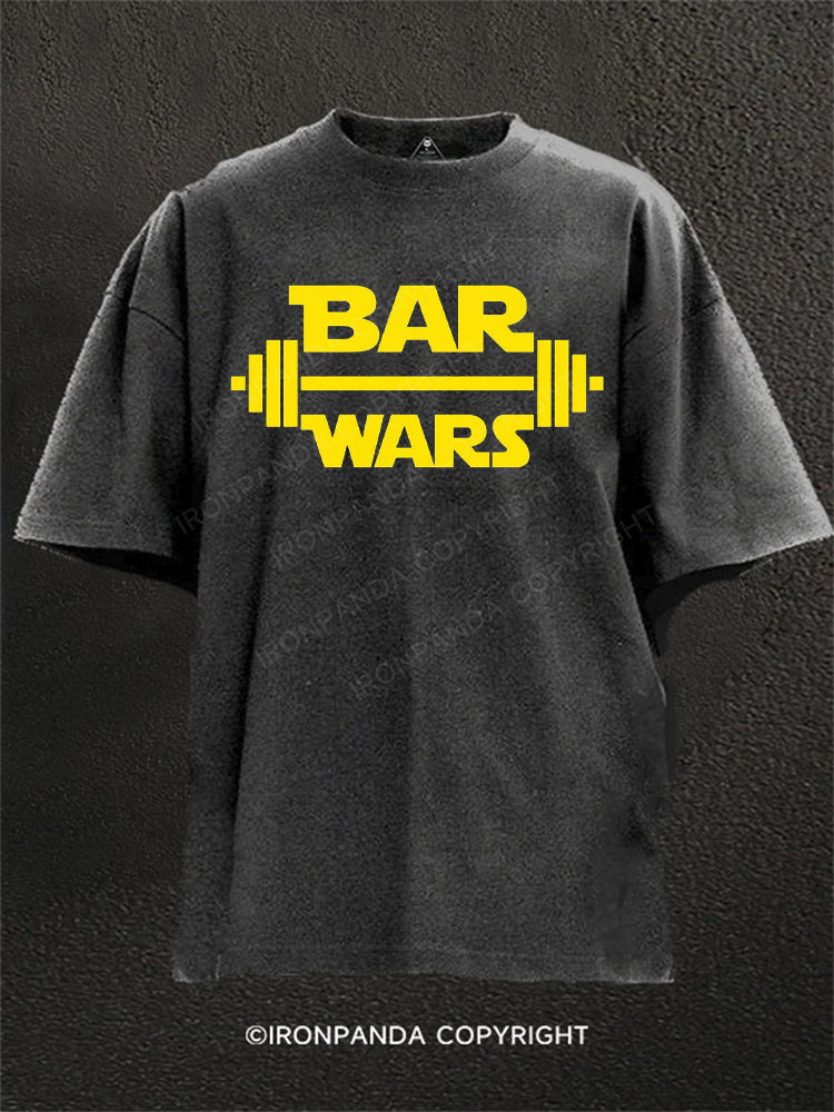 BAR WARS Washed Gym Shirt