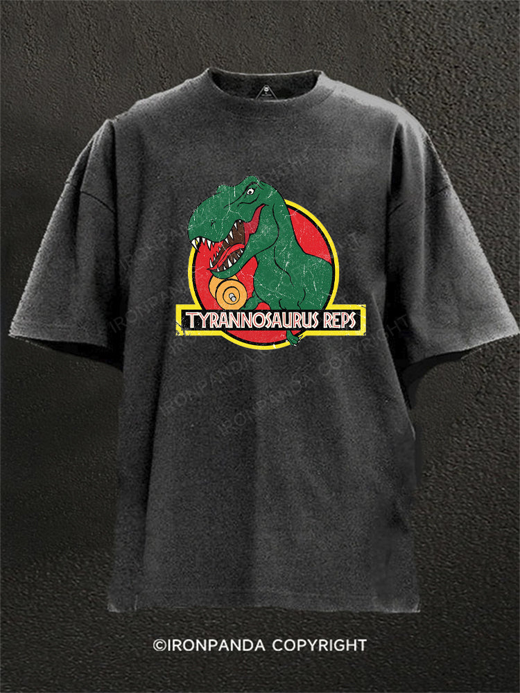 Tyrannosaurus Reps Washed Gym Shirt