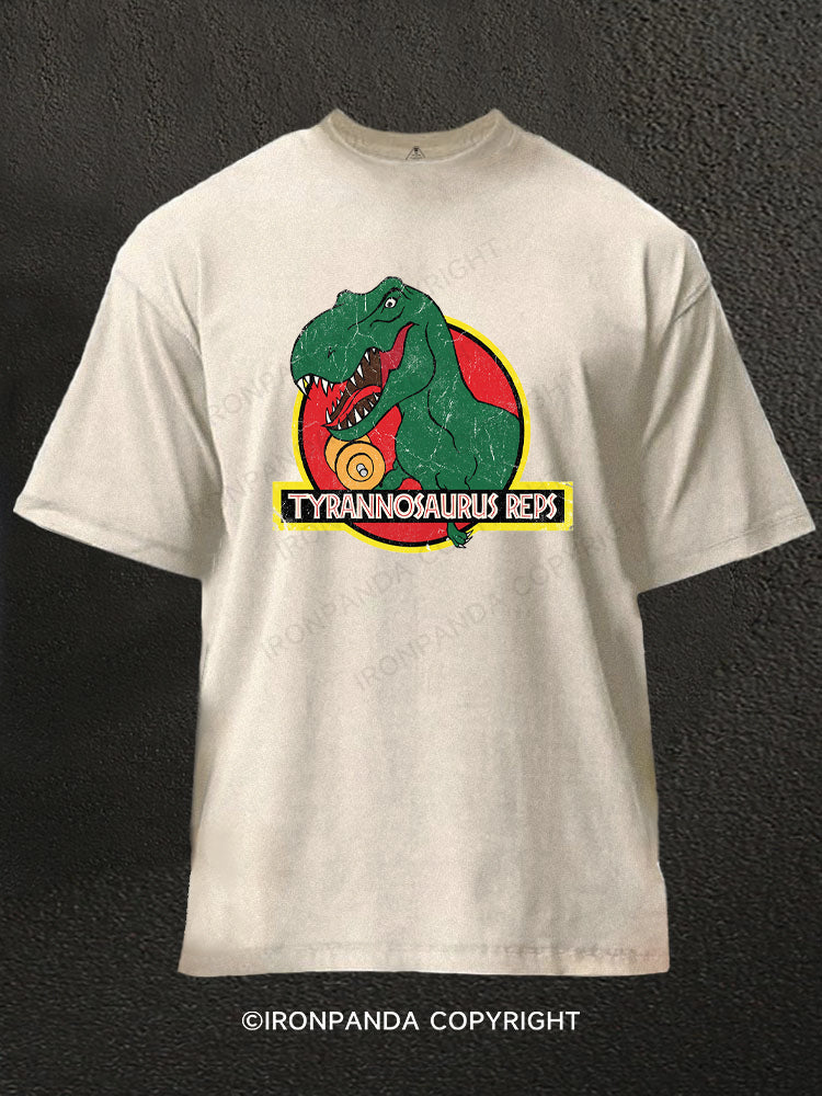 Tyrannosaurus Reps Washed Gym Shirt