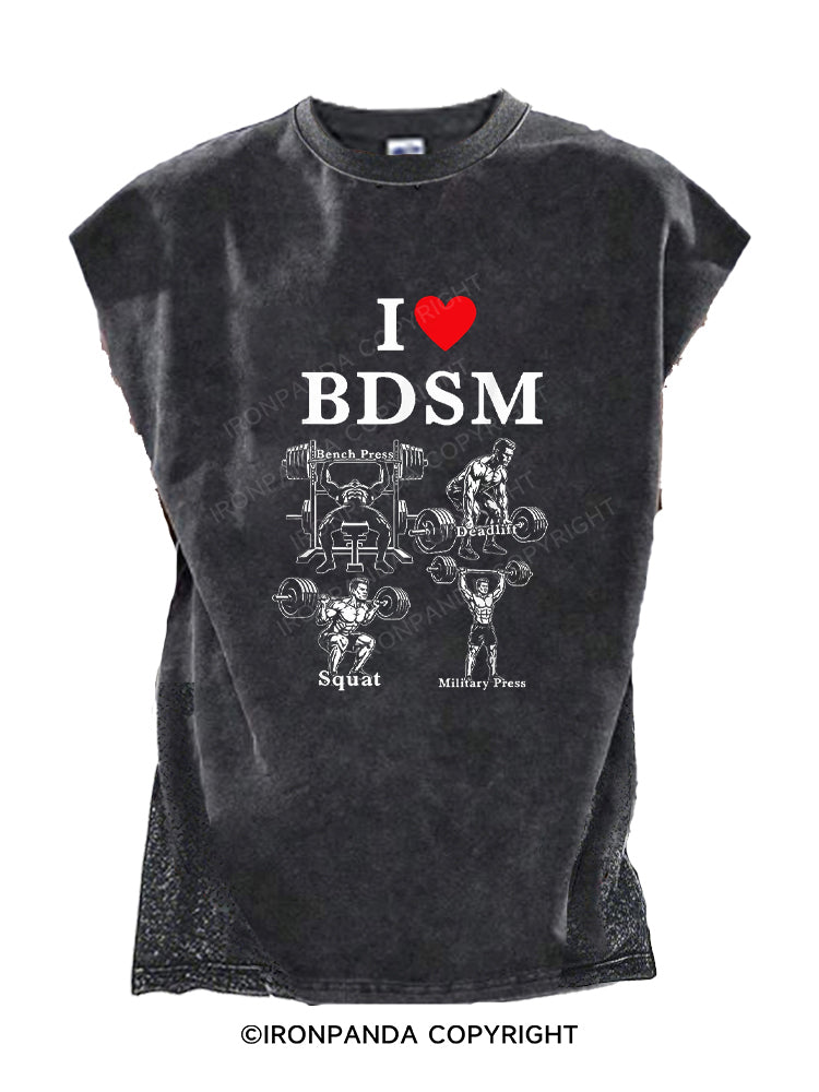 I Love BDSM Cut Off Tank