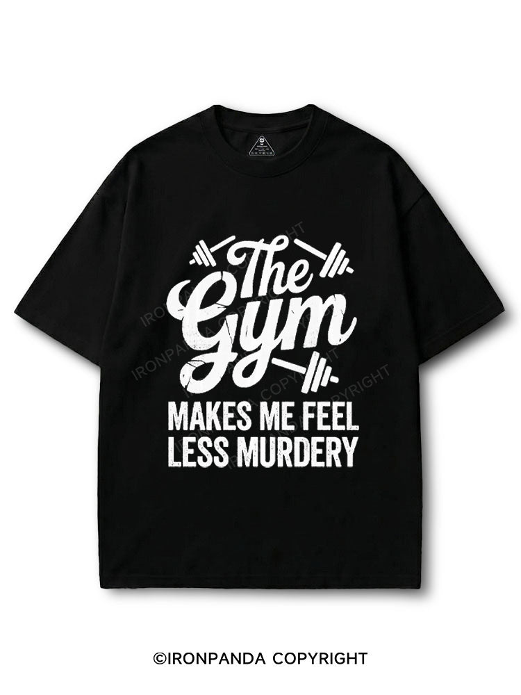 The Gym Makes Me Feel Less Murdery COTTON PUMP COVER