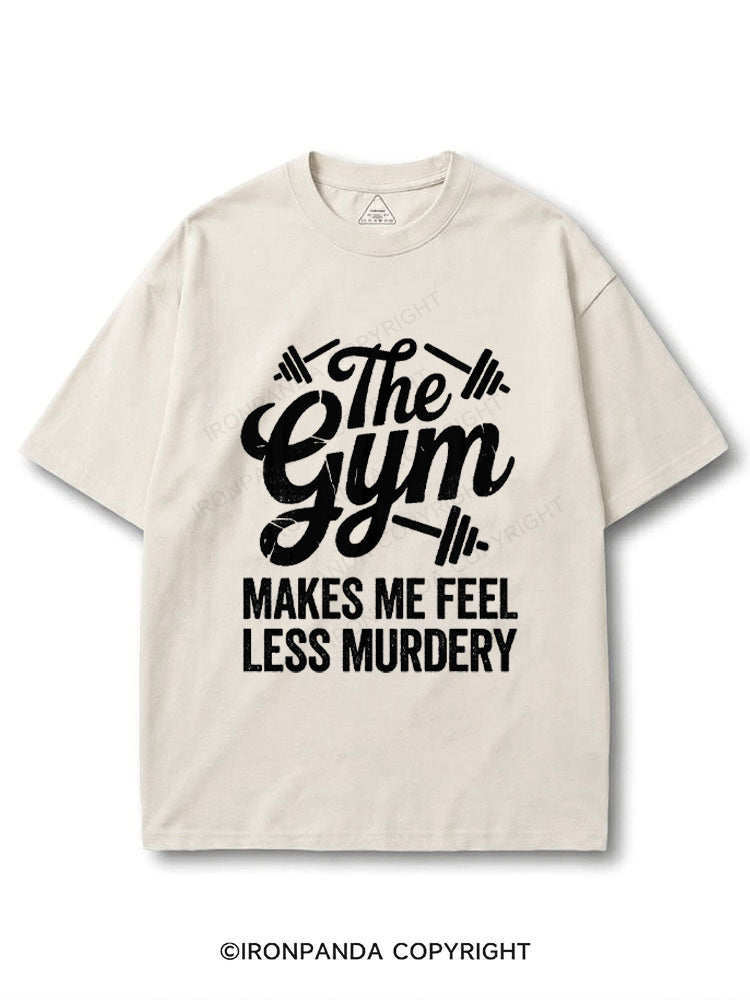 The Gym Makes Me Feel Less Murdery COTTON PUMP COVER