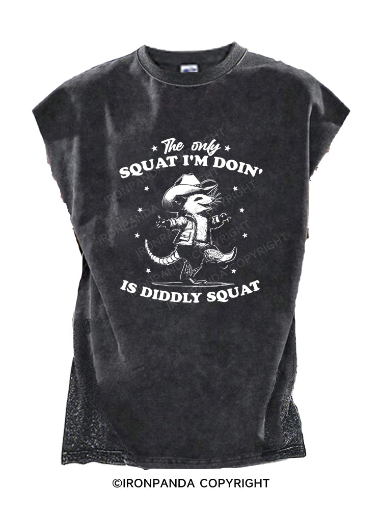 Diddly Squat Cowboy Mouse Cut Off Tank