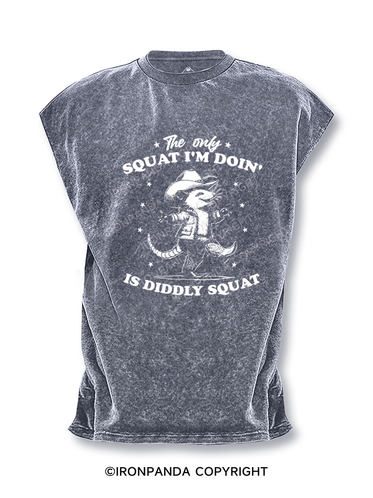 Diddly Squat Cowboy Mouse Cut Off Tank