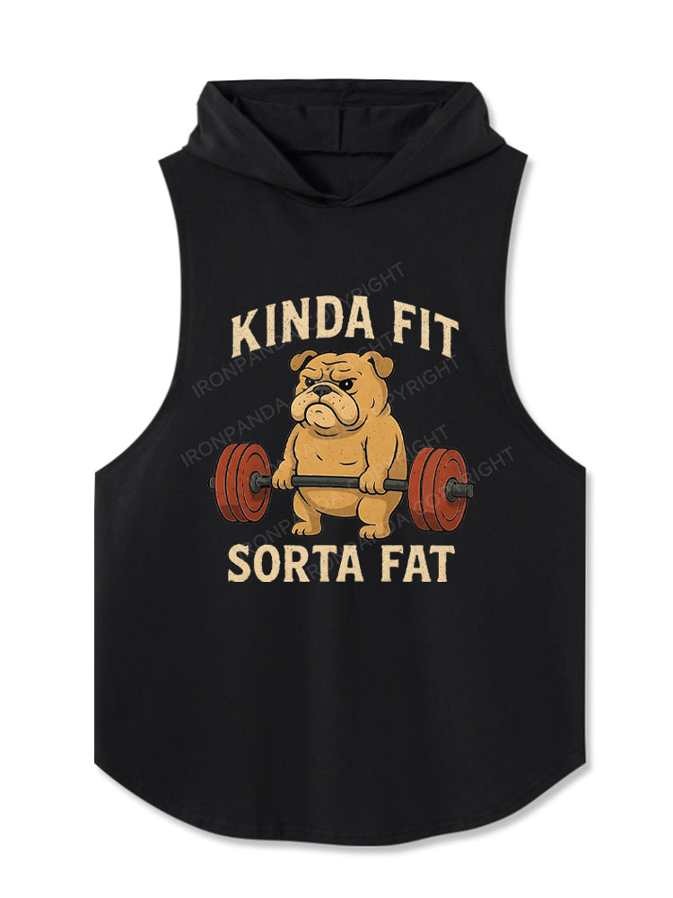 Kinda Fit Sorta Fat Dog Hooded Tank