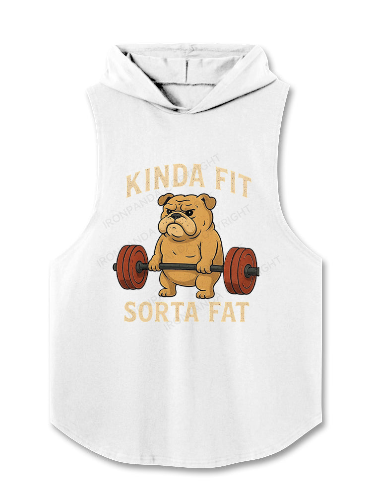 Kinda Fit Sorta Fat Dog Hooded Tank