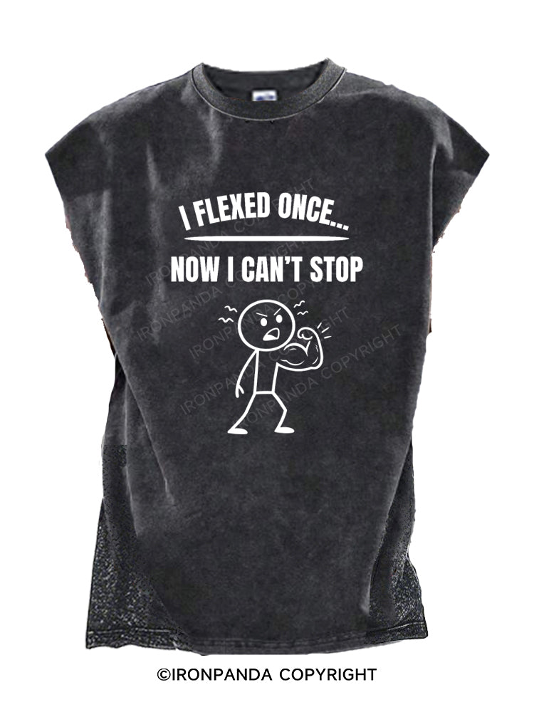 I Flexed Once Now I Can’t Stop Cut Off Tank