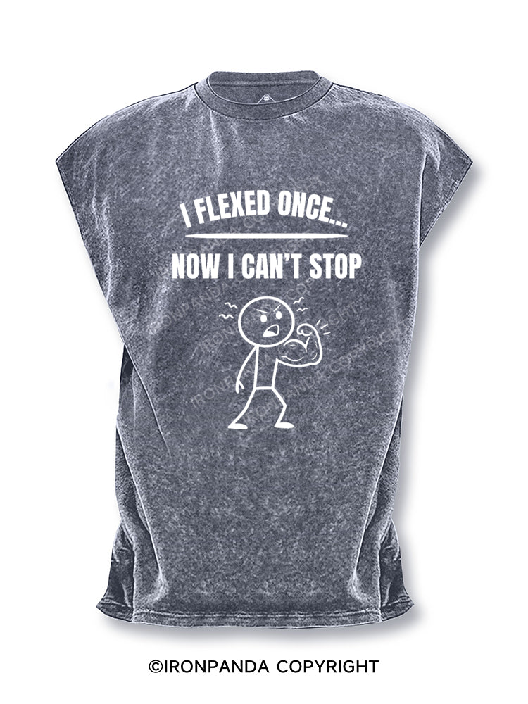 I Flexed Once Now I Can’t Stop Cut Off Tank