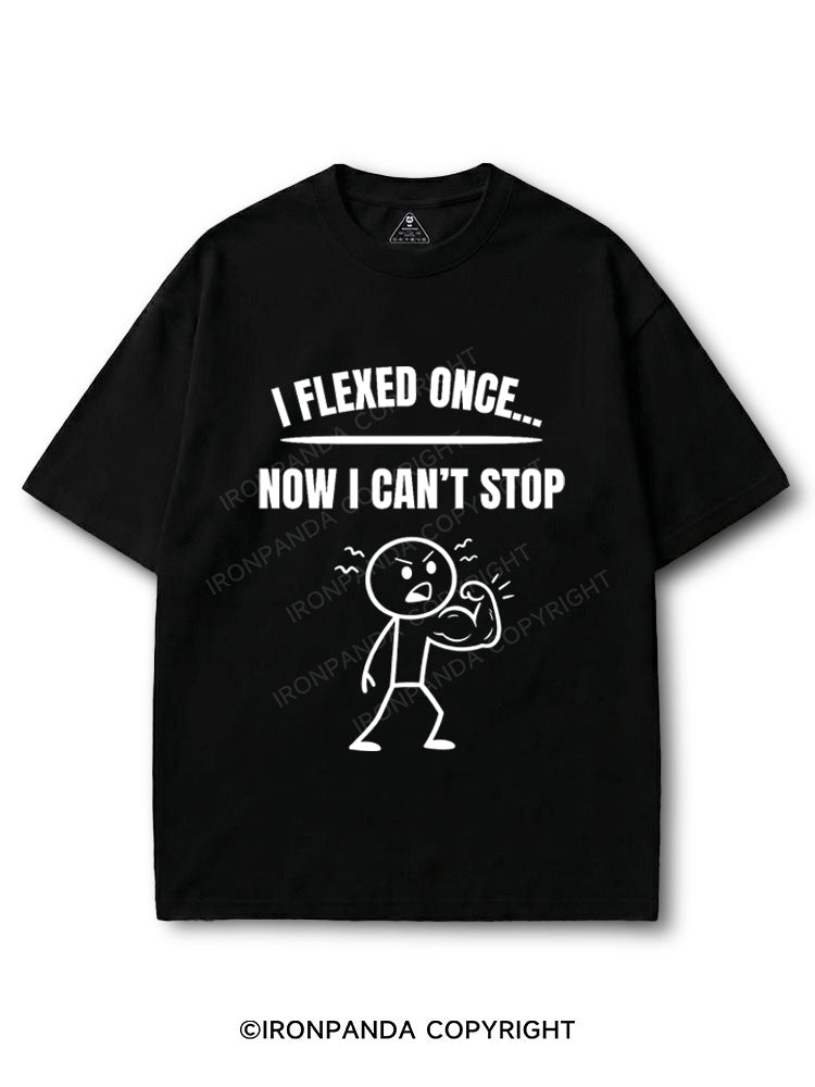 I Flexed Once Now I Can’t Stop COTTON PUMP COVER