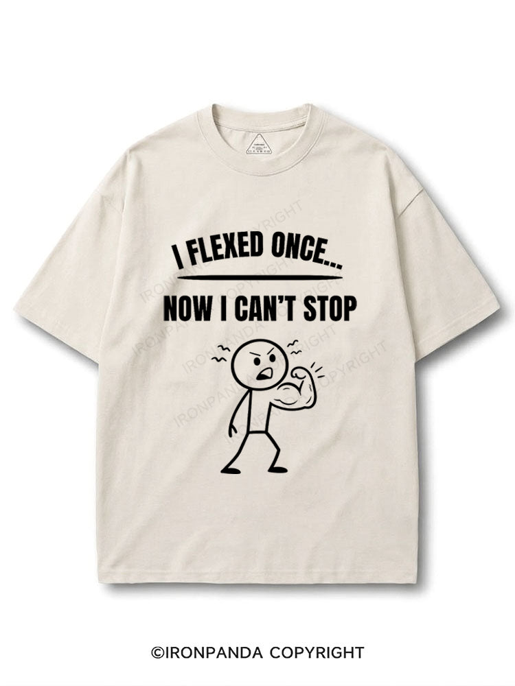 I Flexed Once Now I Can’t Stop COTTON PUMP COVER