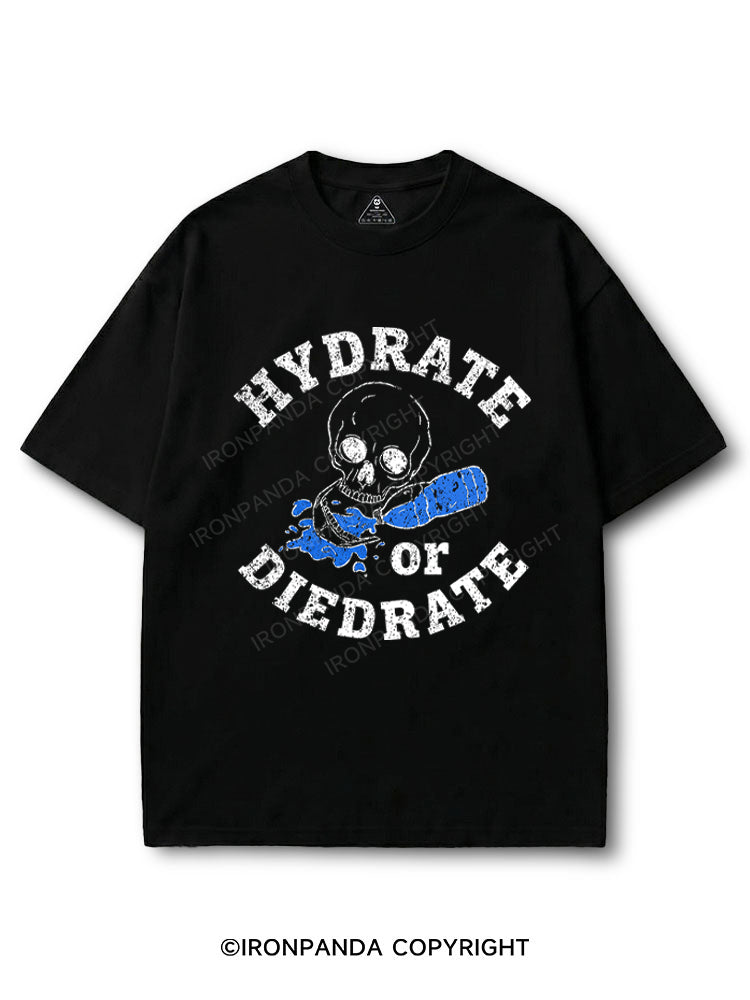 HYDRATE or DIEDRATE Funny Skull Water COTTON PUMP COVER