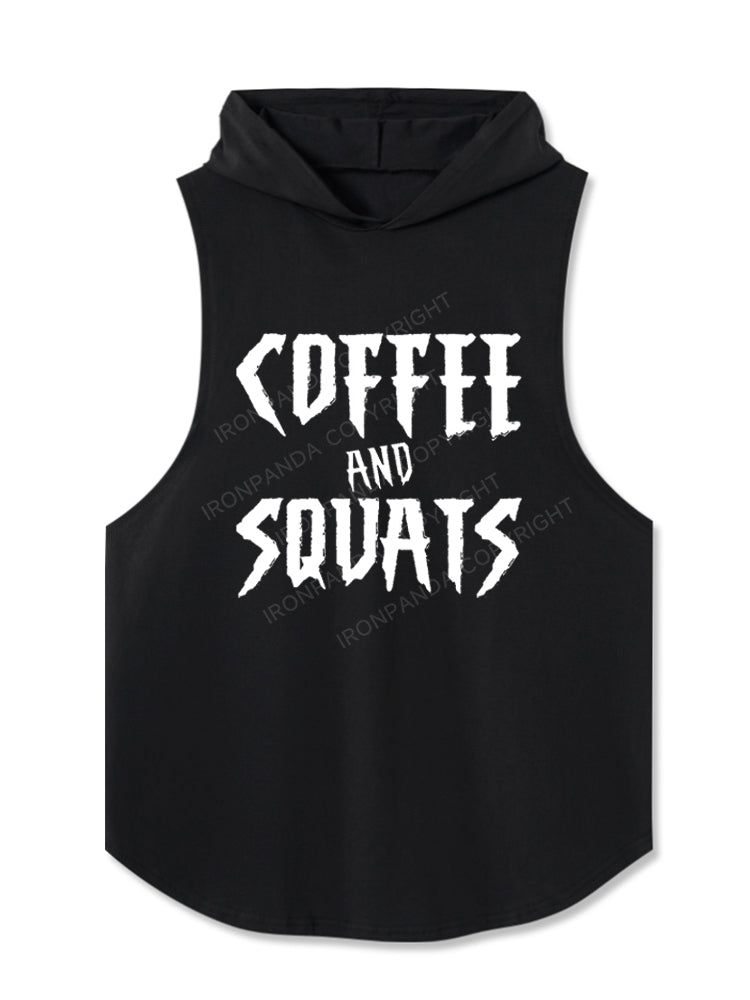 Coffee And Squats Hooded Tank