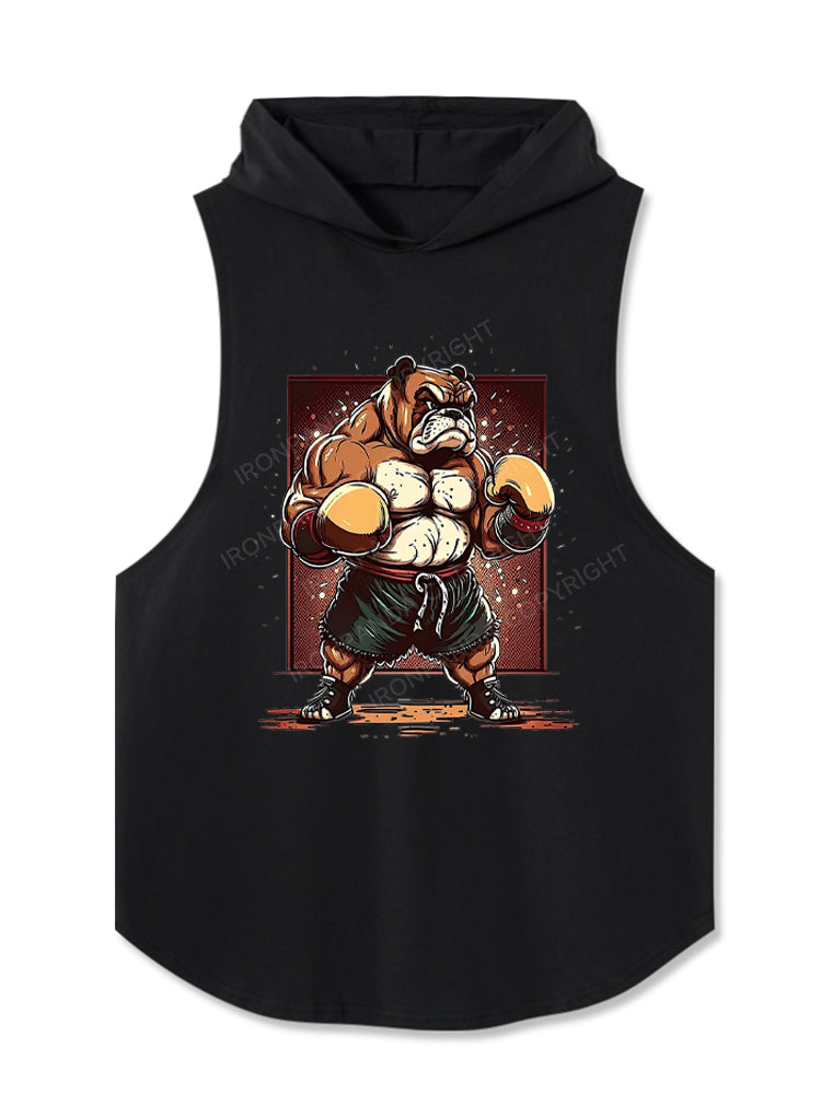 Badass Bulldog Boxer Hooded Tank
