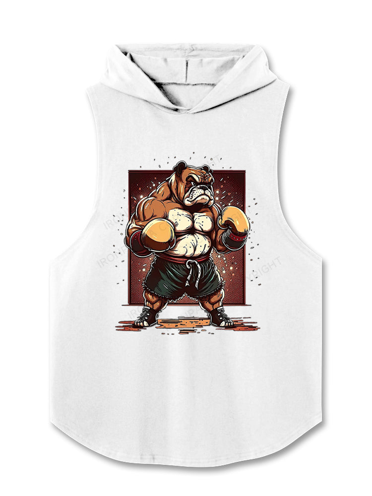 Badass Bulldog Boxer Hooded Tank