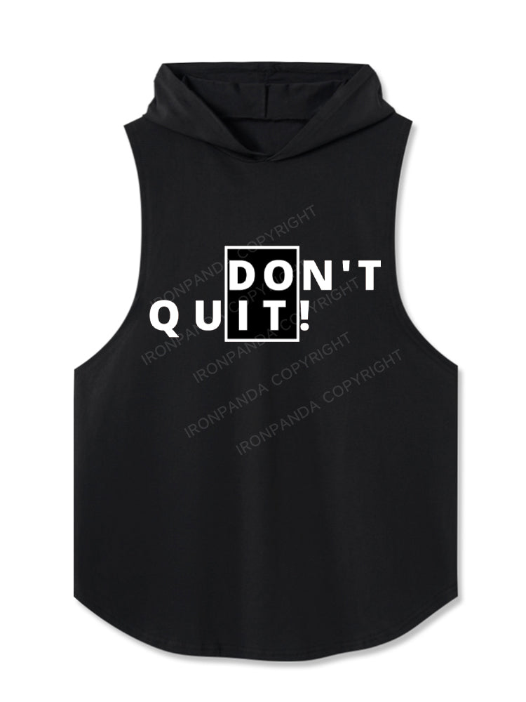 Don't Quit Do It Motivation Hooded Tank