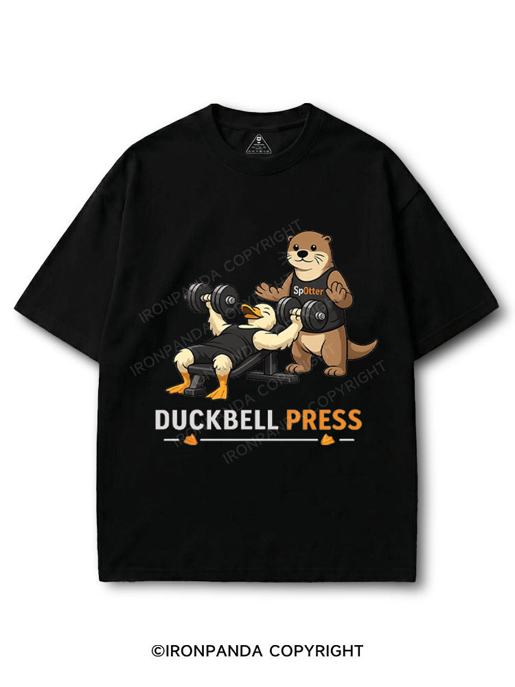 Duckbell Press Funny Gym Duck Otter COTTON PUMP COVER