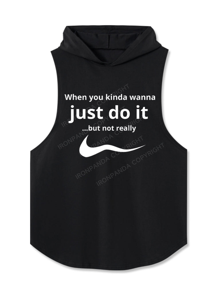 When you kinda wanna just do it…but not really Hooded Tank