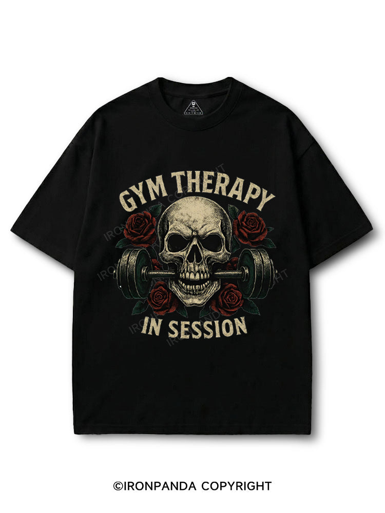Gym Therapy in Session Skull Rose Weightlifting
