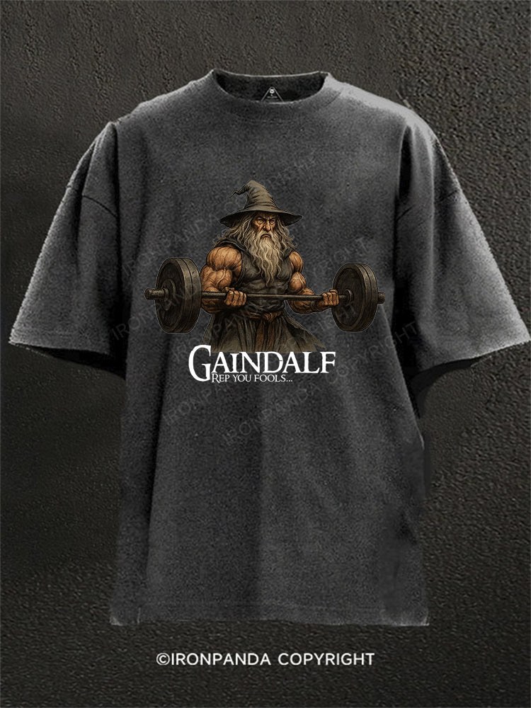 Rep you fools Washed Gym Shirt