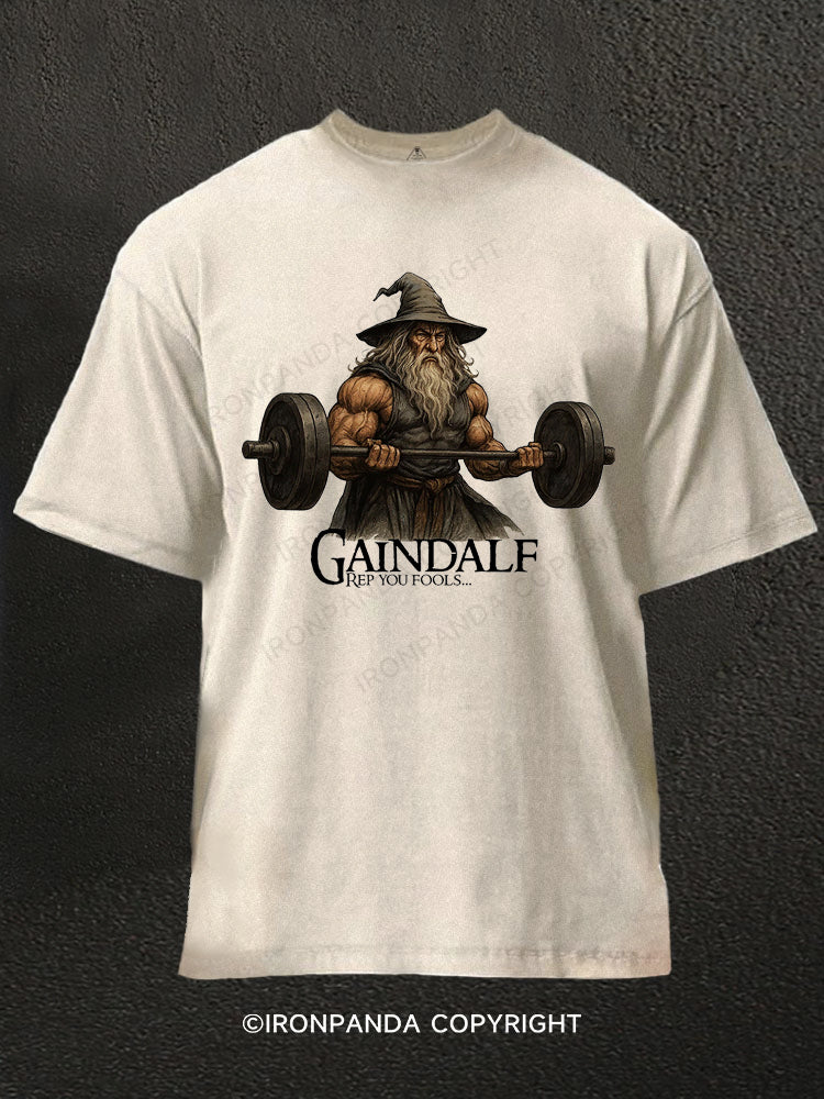 Rep you fools Washed Gym Shirt