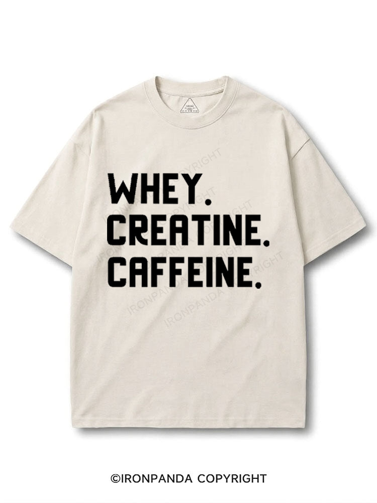 Whey. Creatine. Caffeine. COTTON PUMP COVER