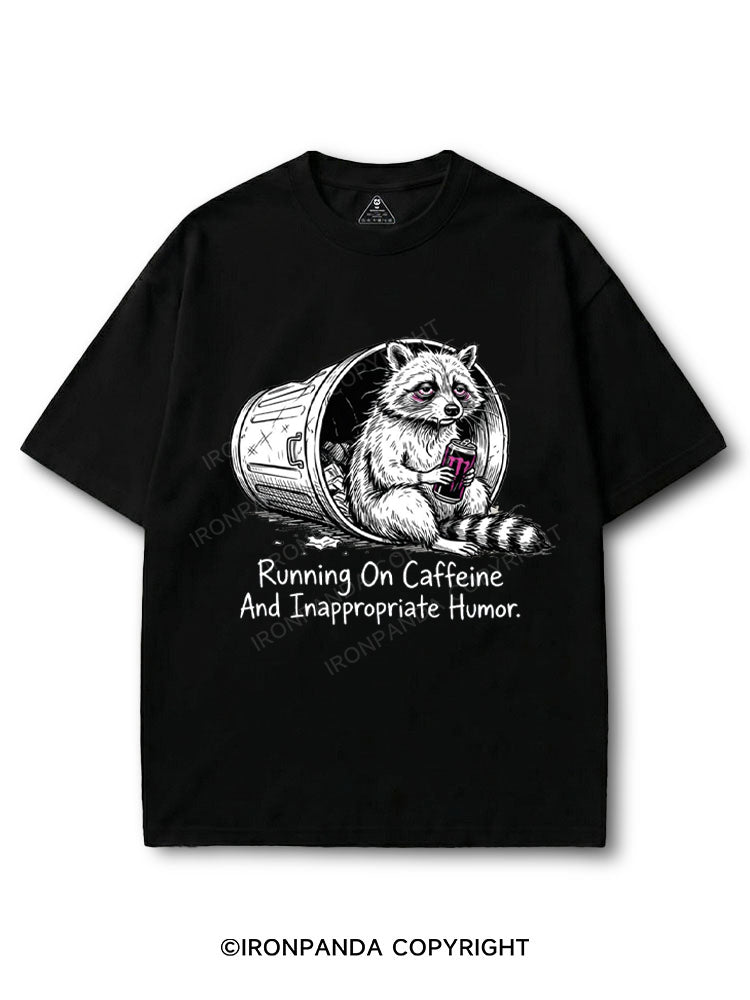 Running On Caffeine And Inappropriate Humor COTTON PUMP COVER