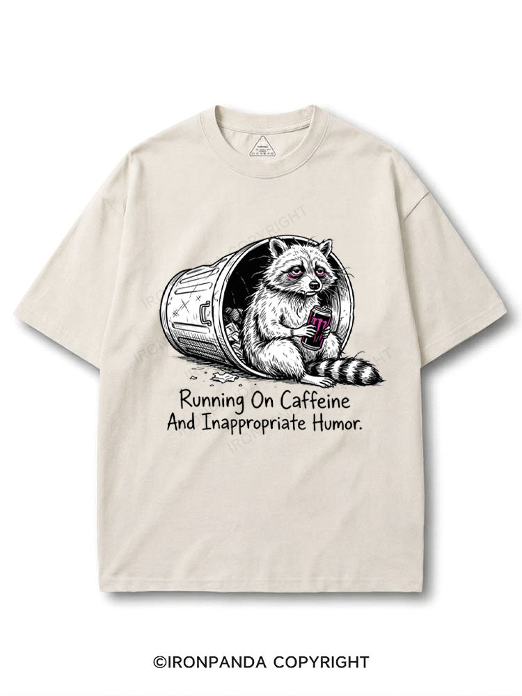 Running On Caffeine And Inappropriate Humor COTTON PUMP COVER