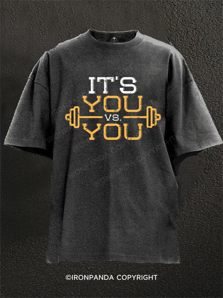 Its Vs You Washed Gym Shirt