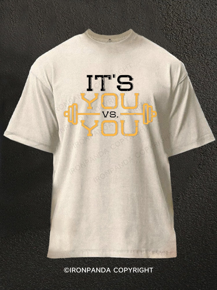 Its Vs You Washed Gym Shirt