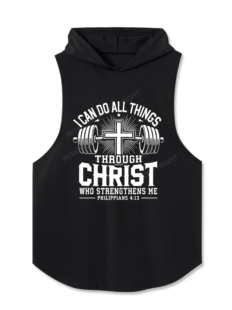 I Can Do All Things Through Christ – Philippians 4:13 Hooded Tank